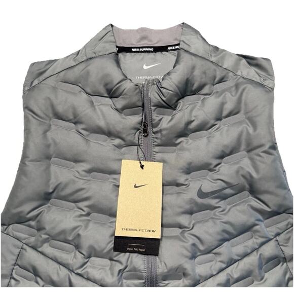 Nike Therma-FIT ADV Repel AeroLoft Men's Down Running Vest FB7542-084 NWT Medium - Picture 3 of 6